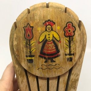 Vintage Yugoslavia knife holder wall mount